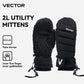 VECTOR Half-Detachable Inner Five-Finger Ski Gloves