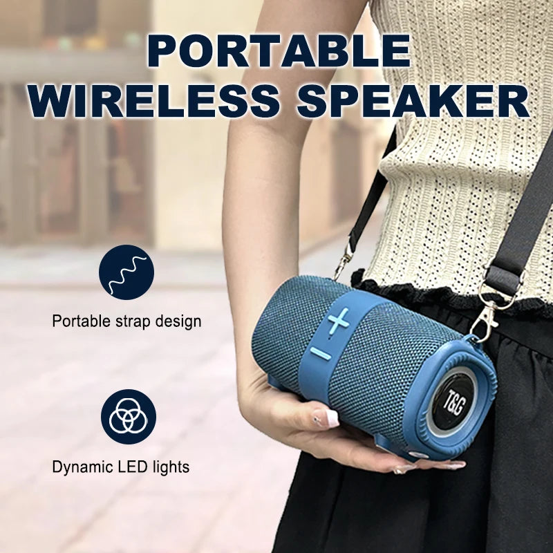 TG667 LED Bluetooth Speaker - Portable & Stylish