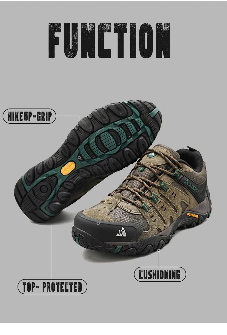HIKEUP Men's Outdoor Trekking Hiking Shoes
