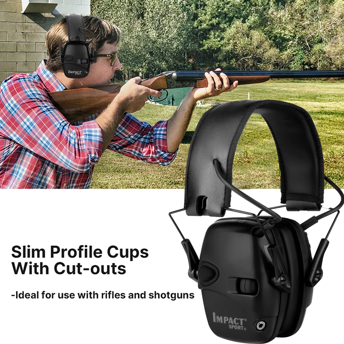Tactical Noise-Canceling Shooting Earmuffs