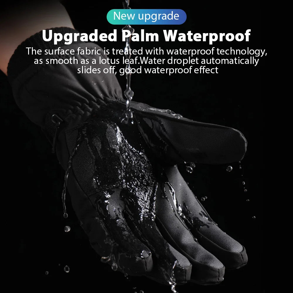 Men Winter Touch Screen Waterproof Gloves