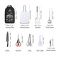 9-Piece Portable Stainless Steel Camping Utensils Set