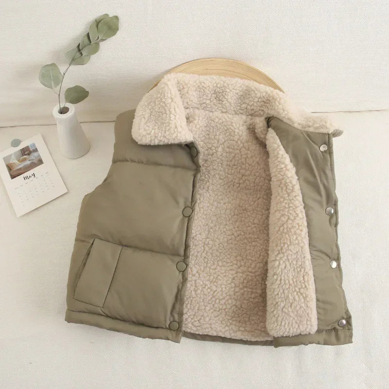 Kids Hooded Vest Jacket