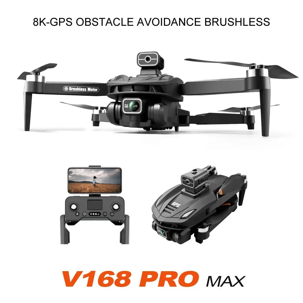 Xiaomi V168 Drone 8K 5G GPS Professional HD Aerial Photography Dual-Camera Drone