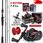 Sougayilang Carbon Fiber Fishing Combo