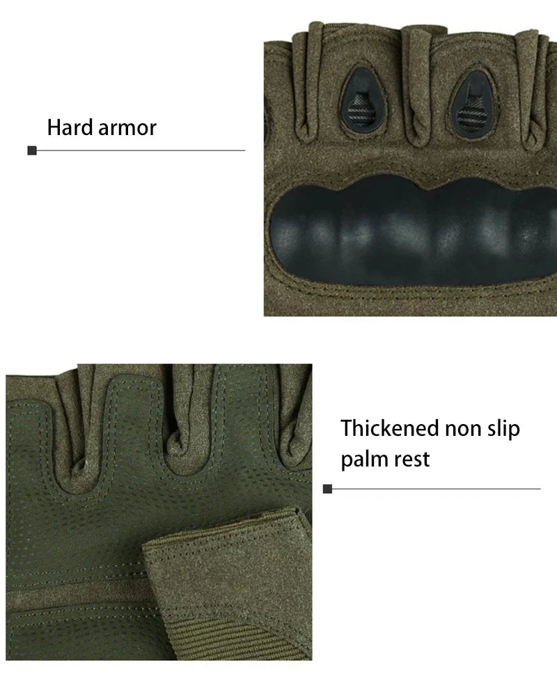 Outdoor Tactical Half Finger Gloves