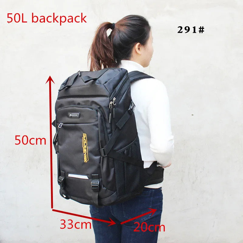 80L/50L Large Capacity Outdoor Hiking & Camping Backpack – Travel Rucksack for Men & Women