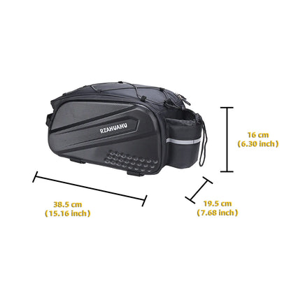 Large Capacity Bike Carrier Bag – Waterproof Bicycle Rear Pannier & Shoulder Handbag