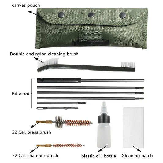 10PC AR15 M16 M4 Gun Cleaning Kit