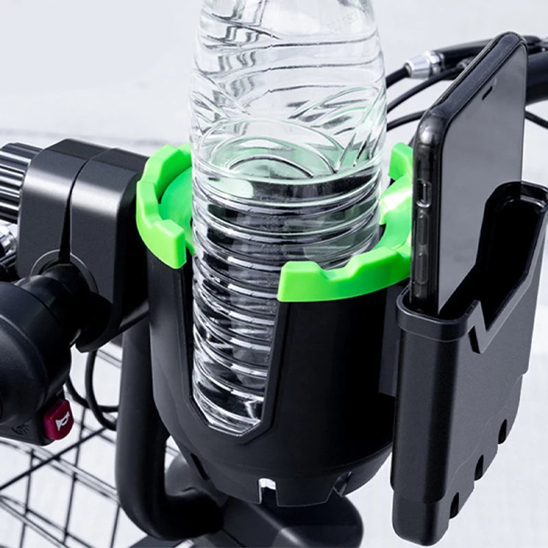 Multifunctional 2-in-1 Water Cup Holder & Mobile Phone Holder – Bicycle & Stroller Accessory
