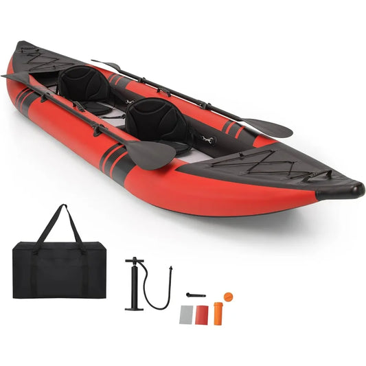 12.5Ft 507lbs Tandem Inflatable Kayak