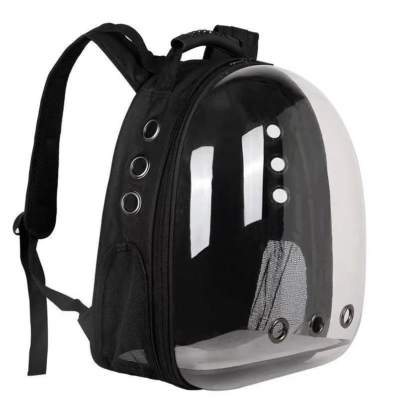 Transparent Space Capsule Pet Backpack – Portable & Breathable Cat Carrier