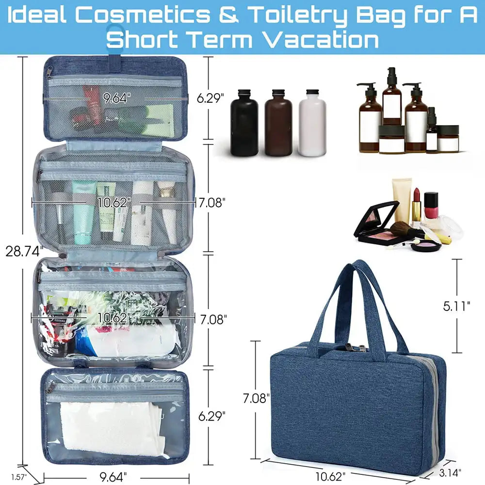 Hanging Travel Makeup Organizer Bag