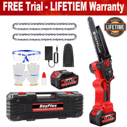 8-Inch Cordless Electric Chainsaw