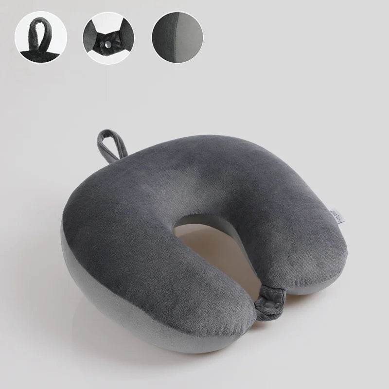 Car Neck Pillow – 1PC Soft Travel Pillow with Foam Particles