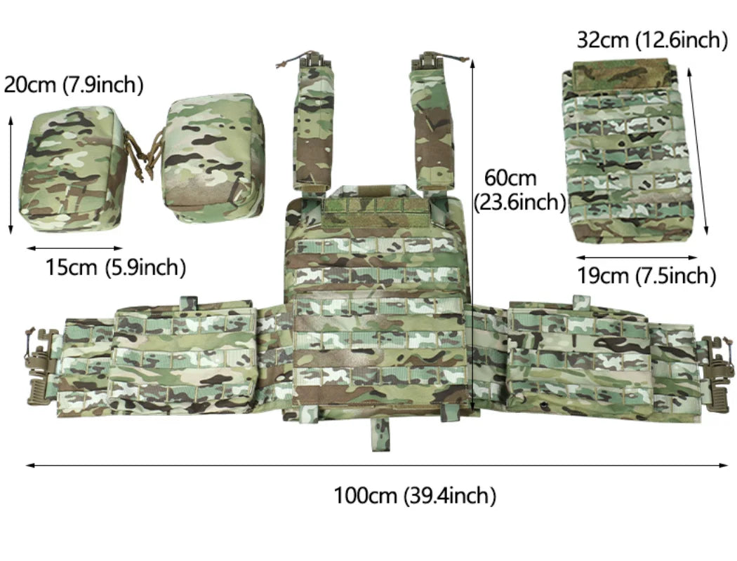 Full Camo Plate Carrier
