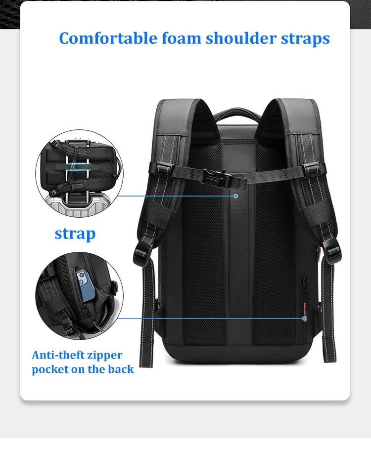 17-Inch Laptop Travel & Business Backpack with Vacuum Compression