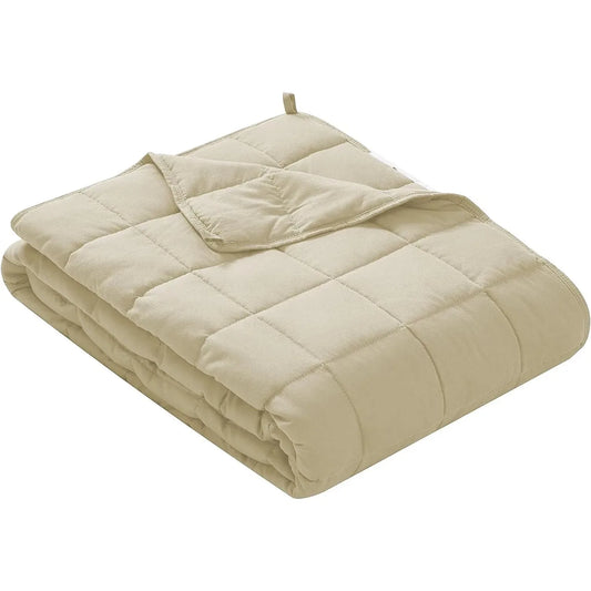 Weighted Blanket with Glass Beads