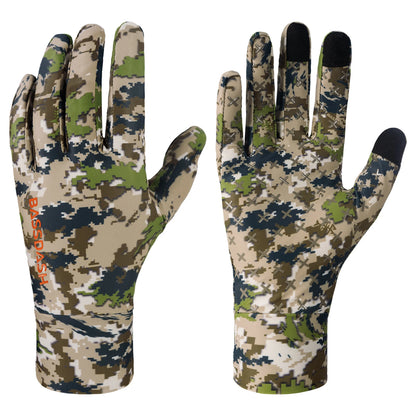Men's Lightweight UPF 50+ Camo Hunting Gloves HG05