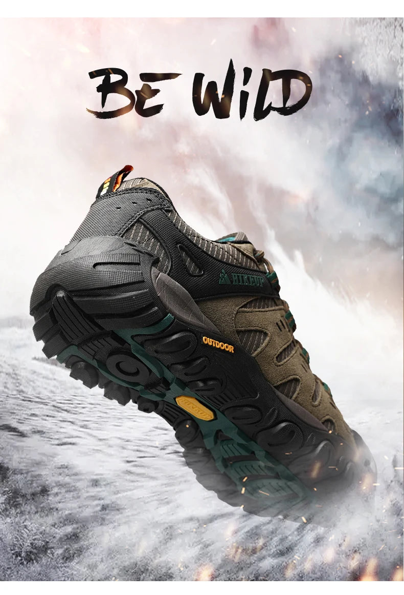 HIKEUP Men's Outdoor Trekking Hiking Shoes