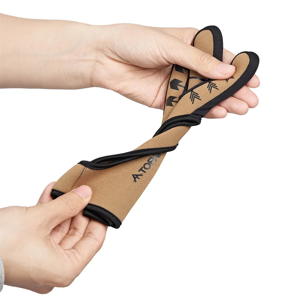 Archery Glove Three Finger Guard Shooting Gloves Finger Tab