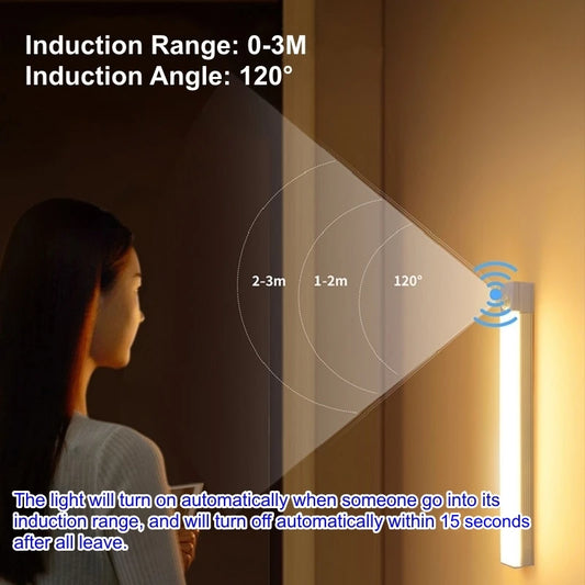 USB Rechargeable Motion Sensor Wireless LED Night Light