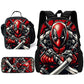 Superhero Kids' School Backpack Set (3PCS)