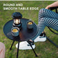 WESTTUNE Ultralight Folding Camping Table with Light Stand