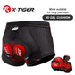 X-TIGER Men’s Cycling Underwear Shorts – 5D Gel Padded, Breathable & Non-Slip