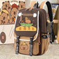 Stylish Kawaii Capybara Computer Backpack
