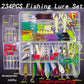 Fishing Lure Kit Soft & Hard Bait Set