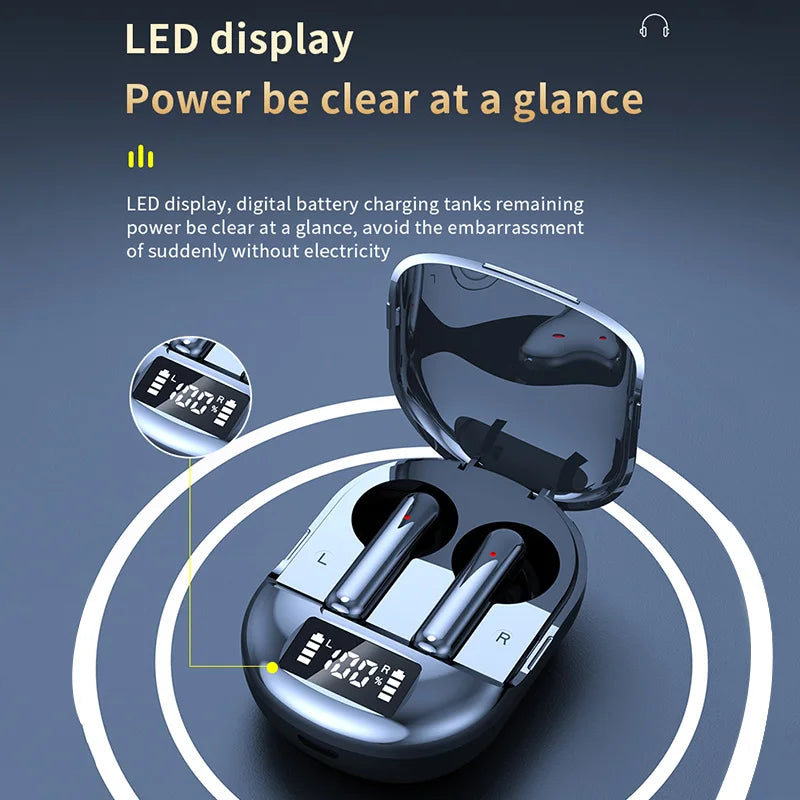 K40 TWS Bluetooth 5.3 Wireless Earbuds with ENC