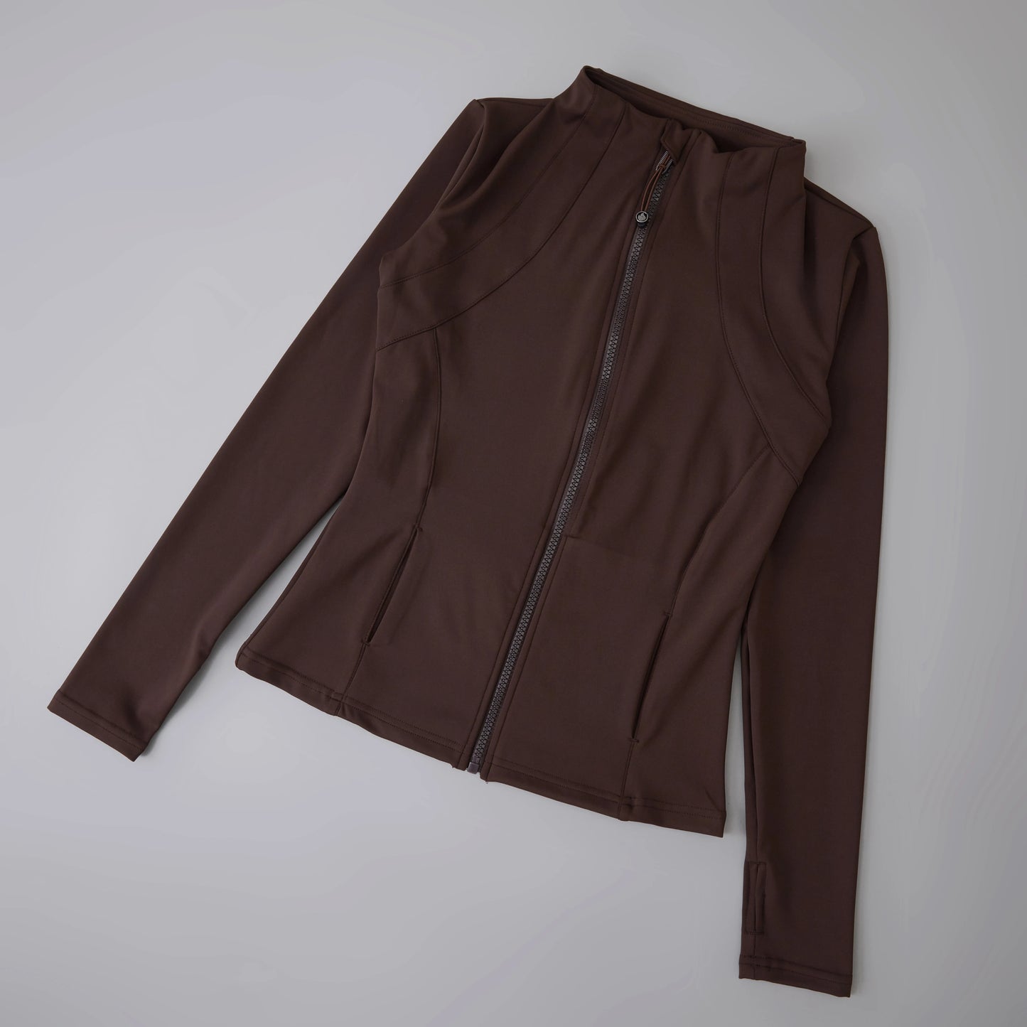 Yoga Wear Ladies Coat Round High Elastic Loose Exercise Yoga Long Sleeve