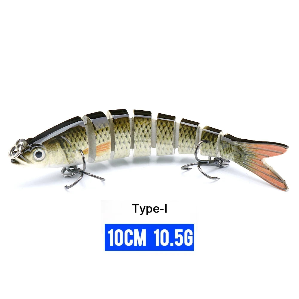 VTAVTA Sinking Jointed Crankbait 8-Segment Swimbait