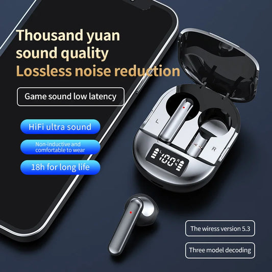 K40 TWS Bluetooth 5.3 Wireless Earbuds with ENC