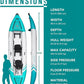 Inflatable Kayak 2 Person Adult Tandem Kayak