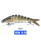 VTAVTA Sinking Jointed Crankbait 8-Segment Swimbait