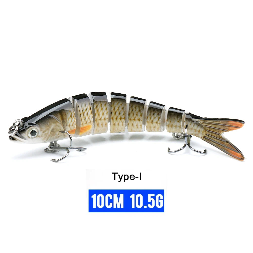 VTAVTA Sinking Jointed Crankbait 8-Segment Swimbait