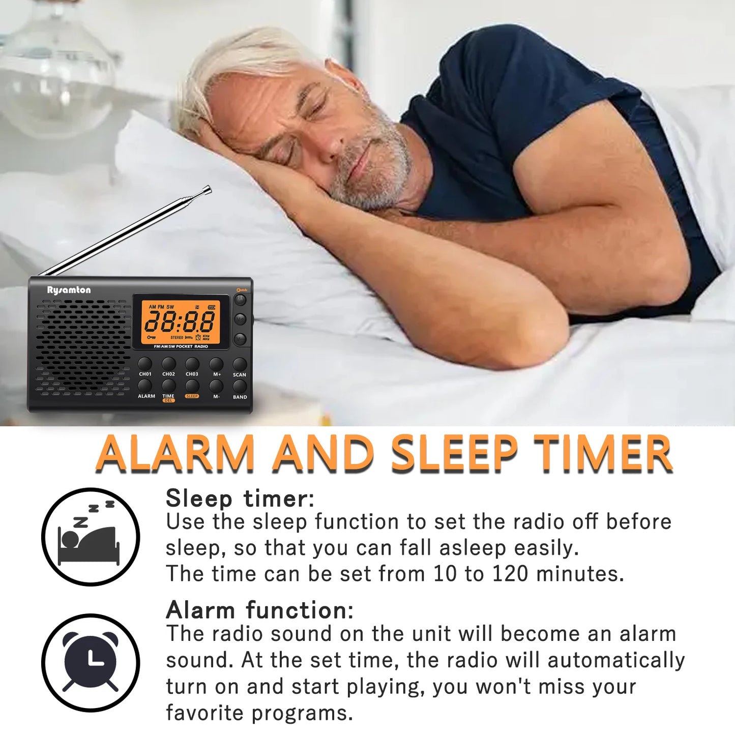 Rysamton Portable AM/FM Shortwave Radio