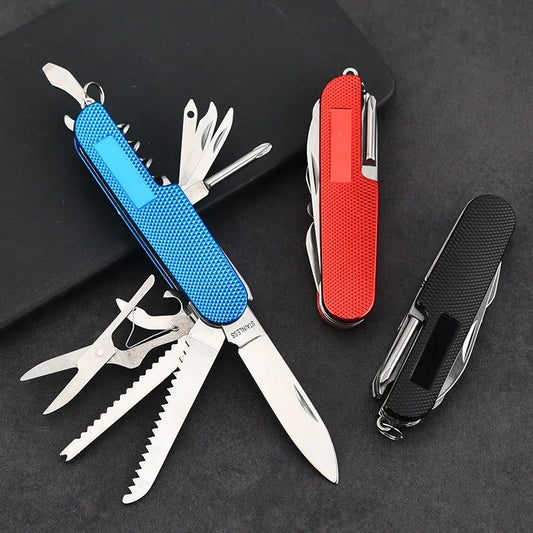 Multifunctional Swiss Folding Knife