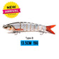 VTAVTA Sinking Jointed Crankbait 8-Segment Swimbait