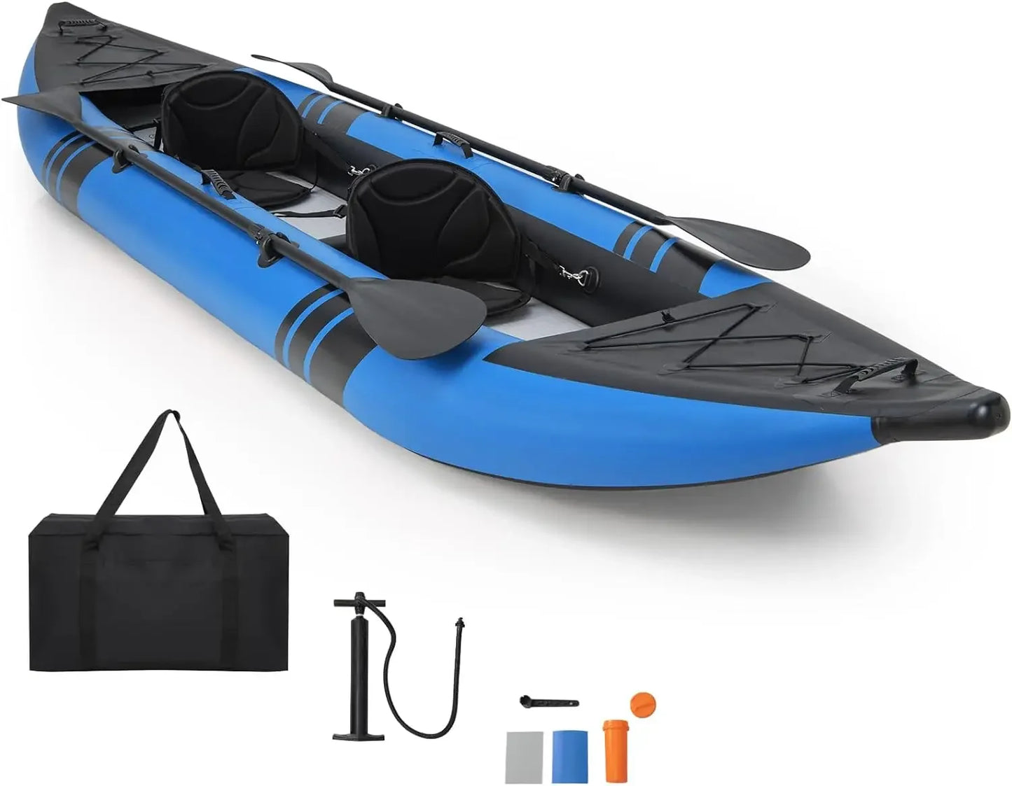 12.5Ft 507lbs Tandem Inflatable Kayak