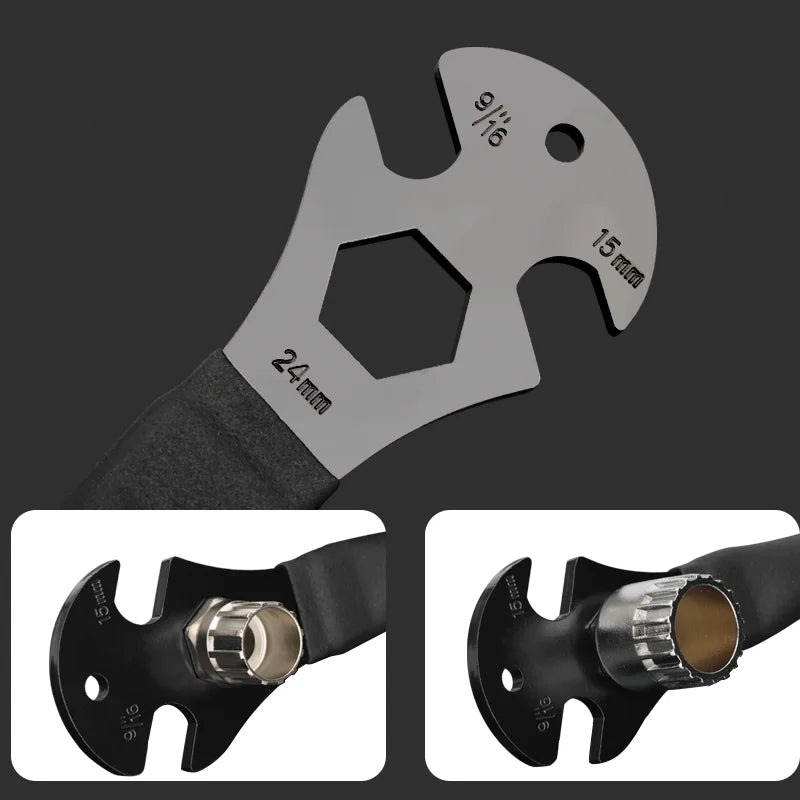 Bicycle Pedal Wrench Extra Long Handle
