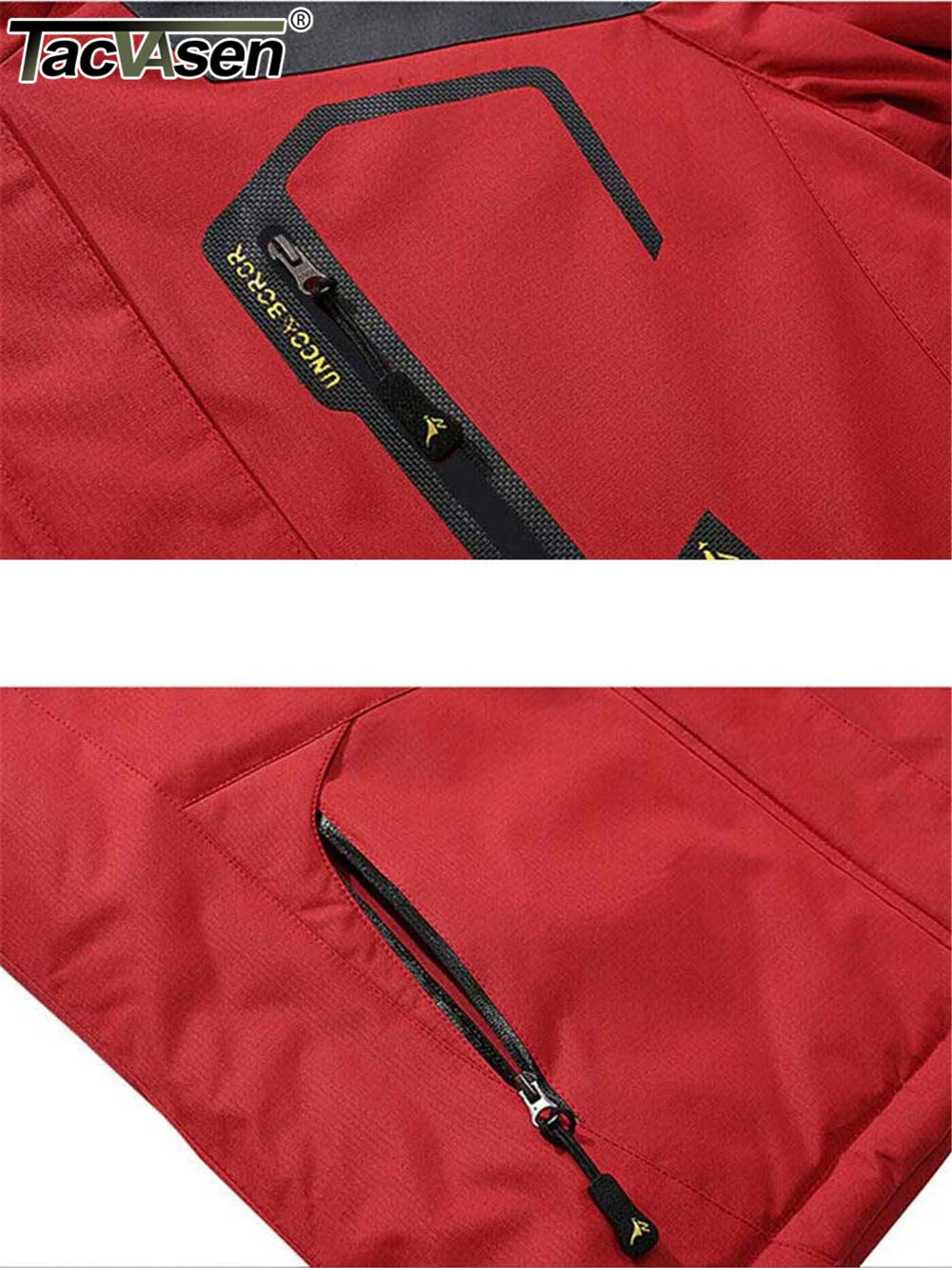 TACVASEN Fleece Lining Mountain Jackets Mens Hiking Jackets