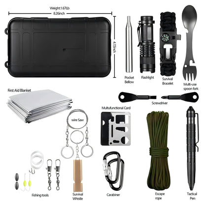 Professional Tactical Survival Kit – Emergency & Camping Gear