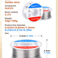 63% Tin Lead Rosin Core Solder Wire – 50g Mini Roll for Precision Electronics Soldering