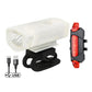 2218 Bike Light Set USB Rechargeable Front Light with Taillight