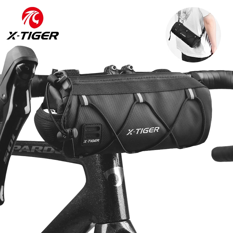 X-TIGER Bike Bag – Portable Handlebar & Frame Tube Bag with Large Capacity
