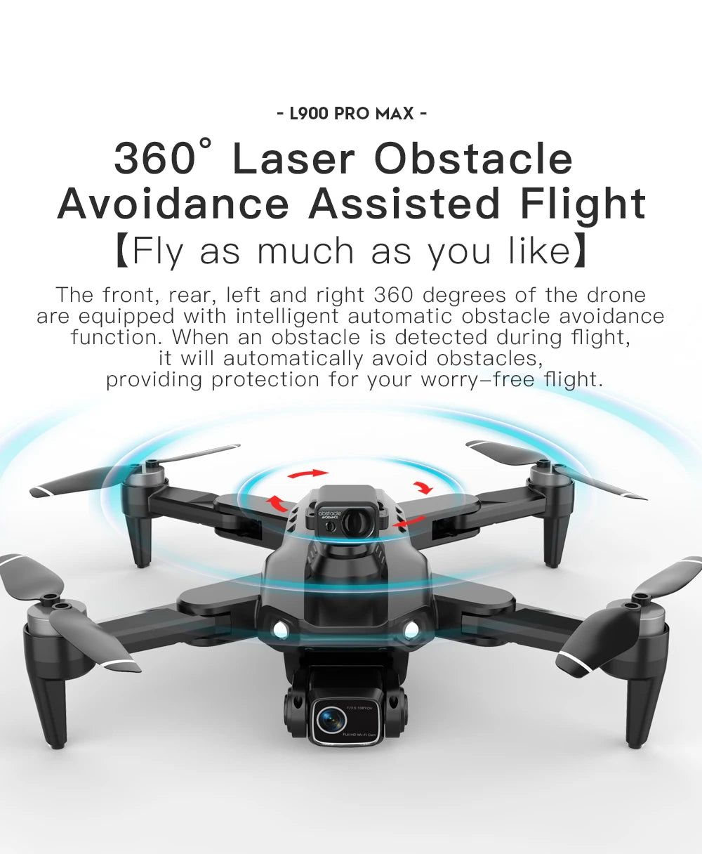 LYZRC L900 PRO MAX Drone 4K Professional HD Dual Camera