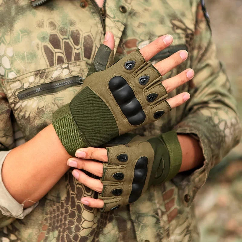 Outdoor Tactical Half Finger Gloves